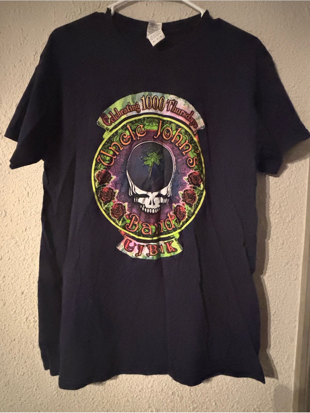 Uncle John’s Band Milestone 1000th Show At Skippers Smokehouse Size Medium NWOT